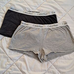Calvin Klein Black and Light Gray Boxer Briefs